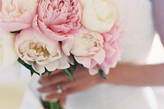 Bouquet peonie rosa