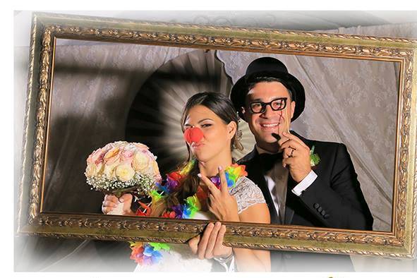 Photobooth tema pizzo&tortora