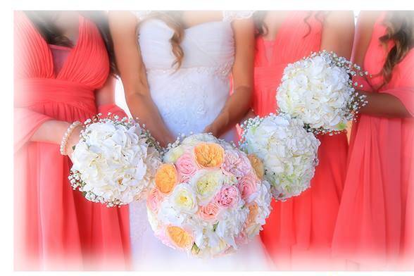 Bouquet sposa e damigelle