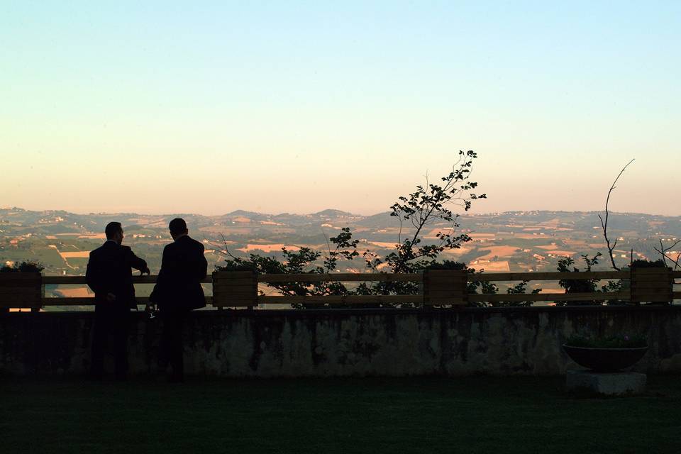 La vista sulle Langhe