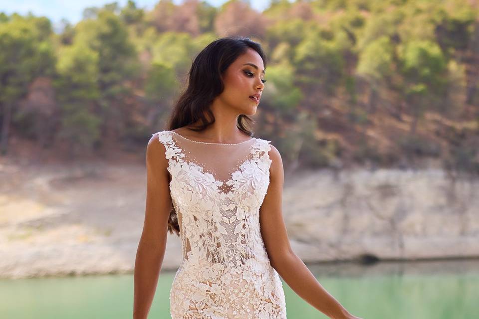Tres chic bridal wear.