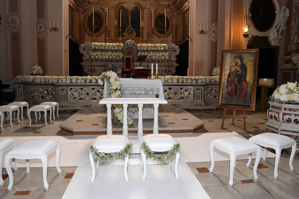 Allestimento esterno chiesa