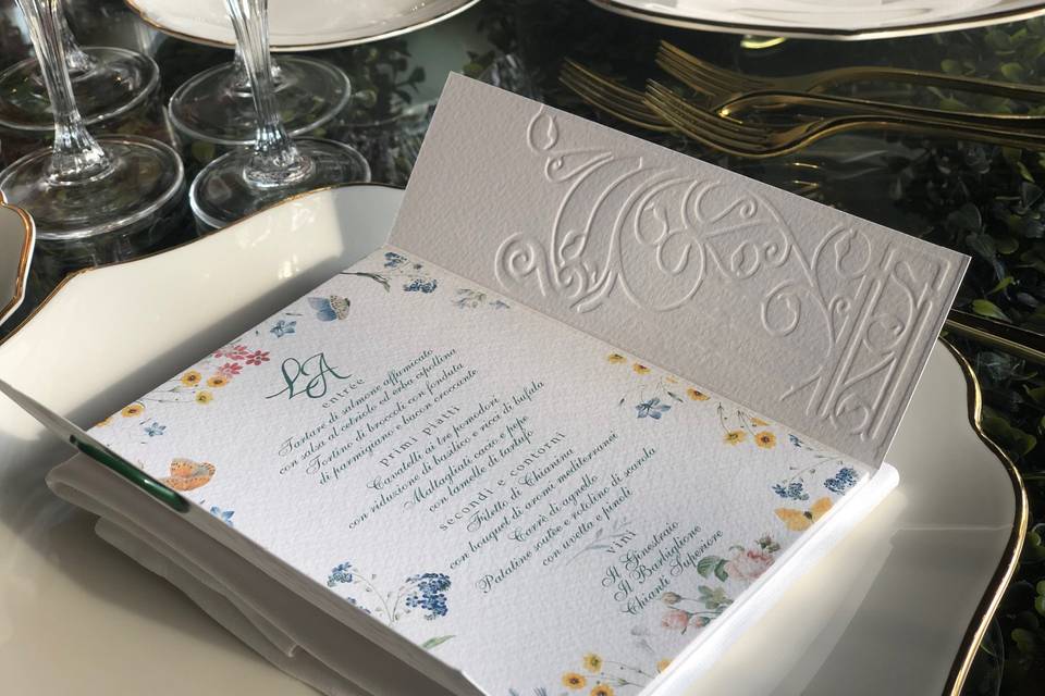 Menu cards