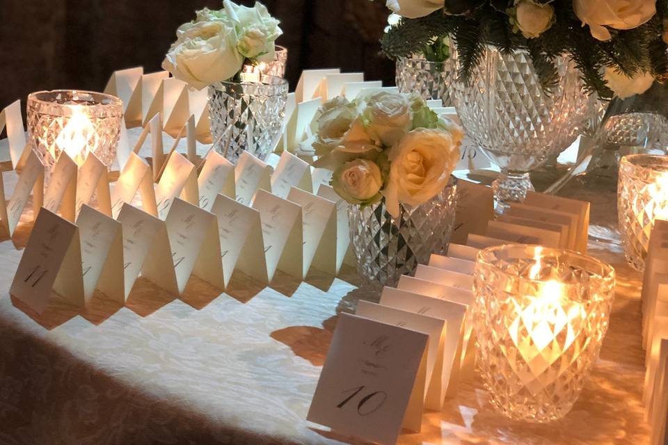 Place card table