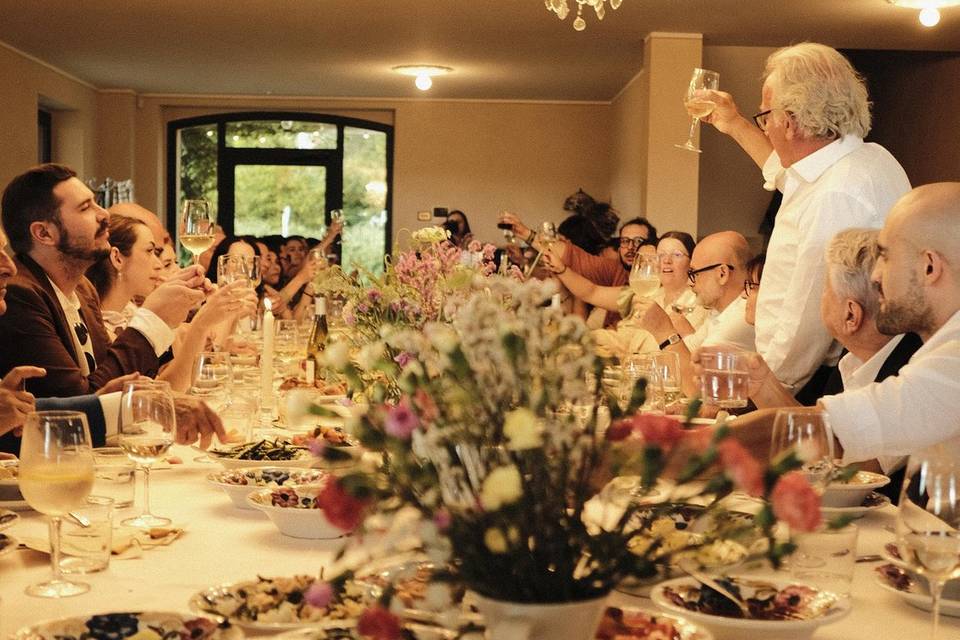 Gli auguri agli sposi