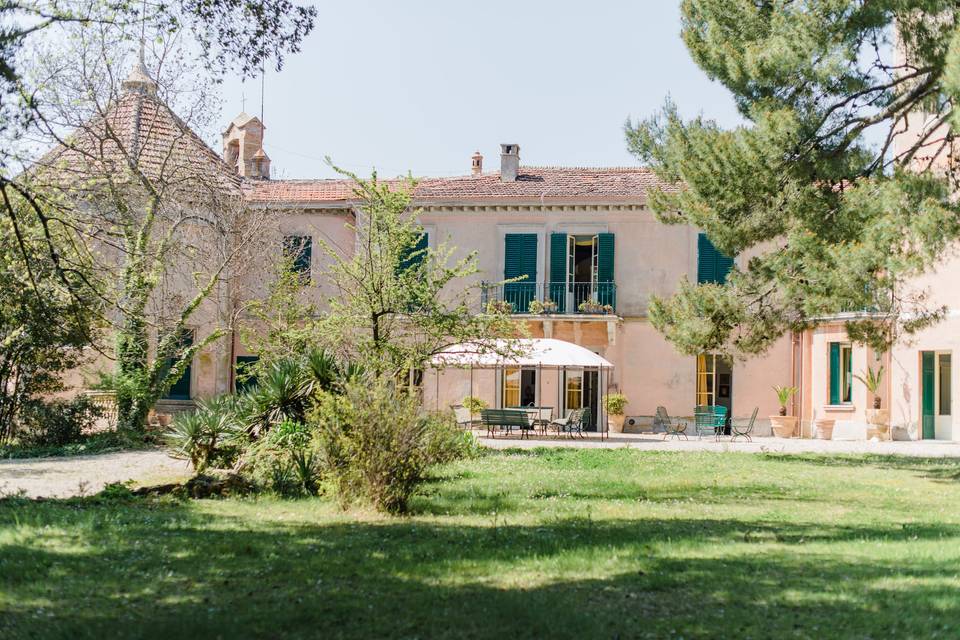 Il giardino della villa