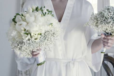 La sposa e i suoi bouquets