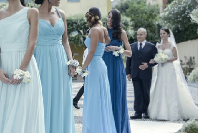 La sposa e i suoi bouquets