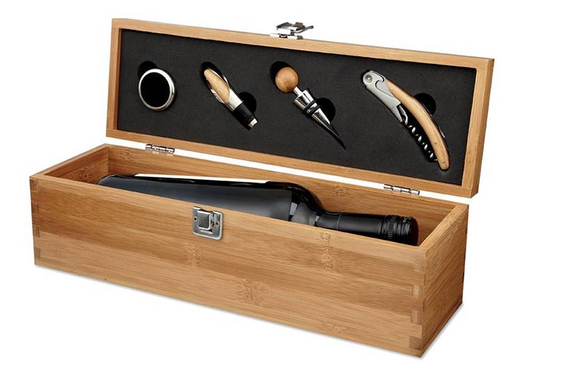 Set Vino in Legno