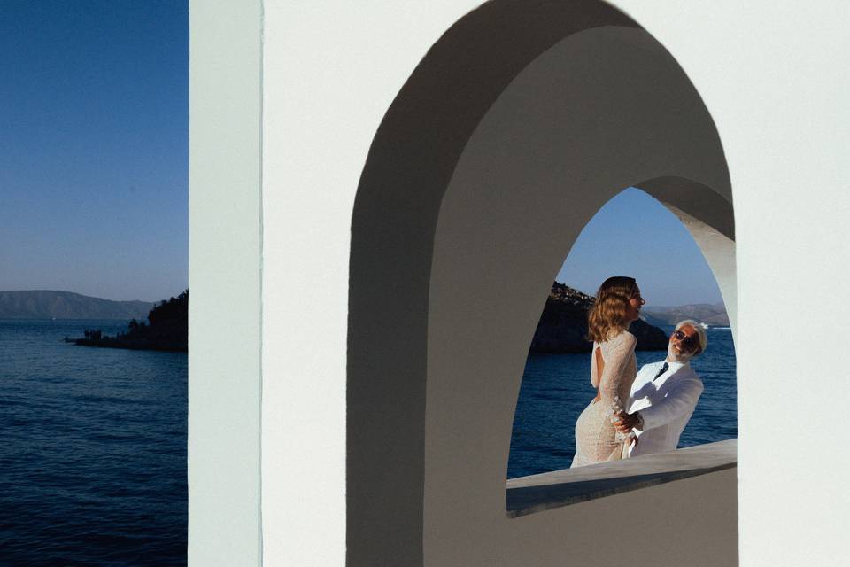 Destination wedding in Greece