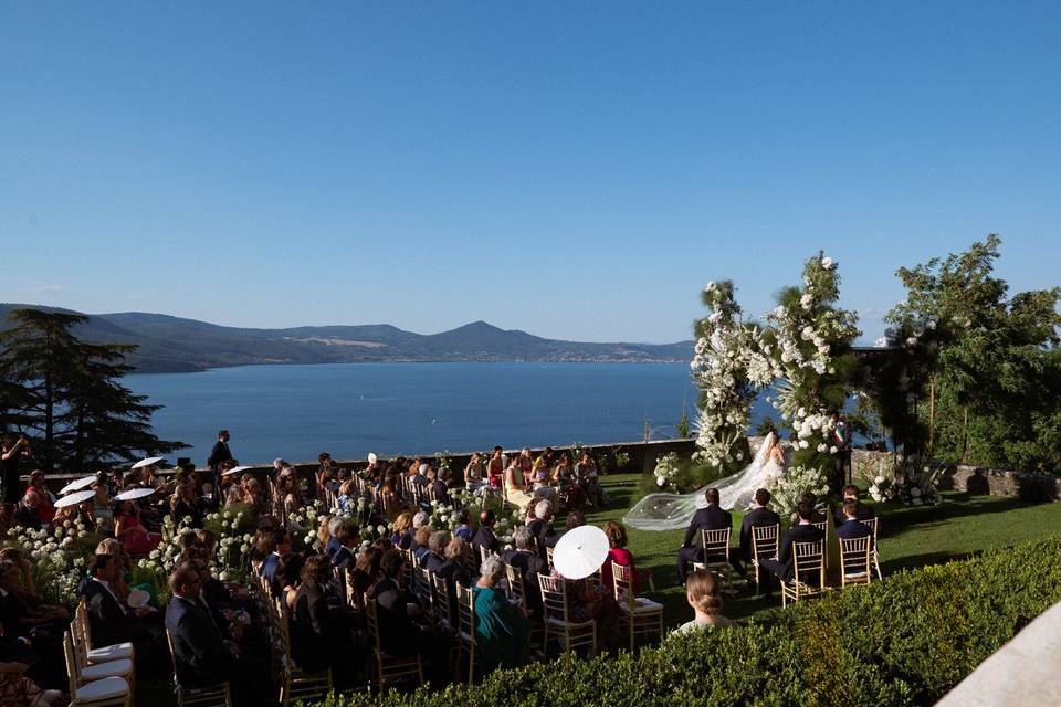 Wedding ceremony Bracciano