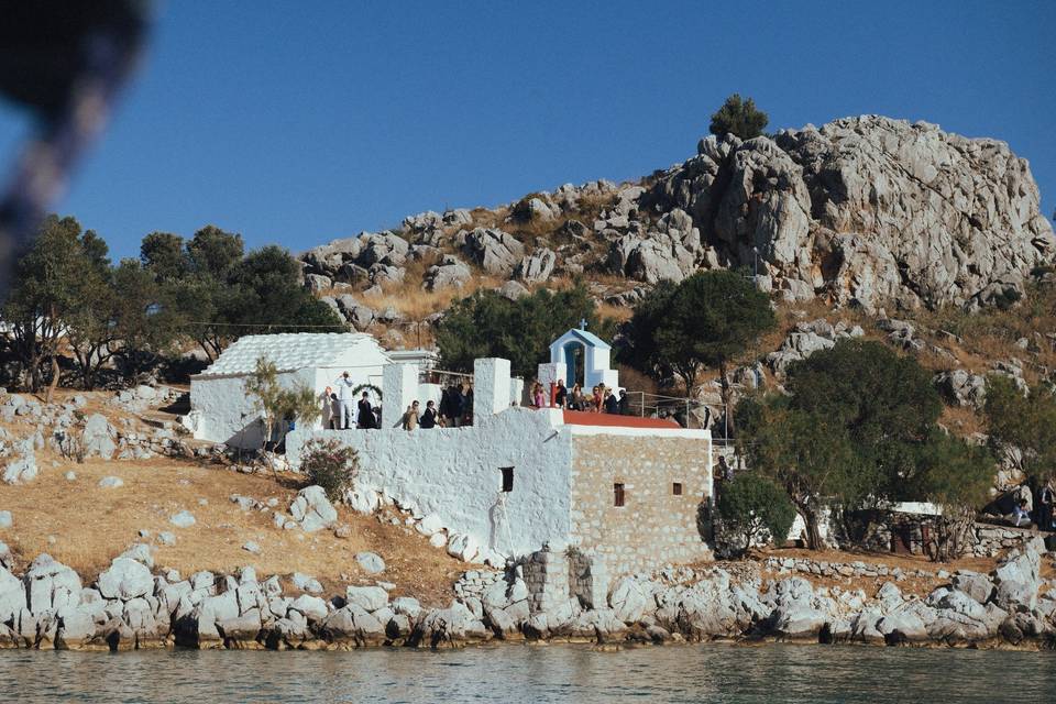 Destination wedding in Greece