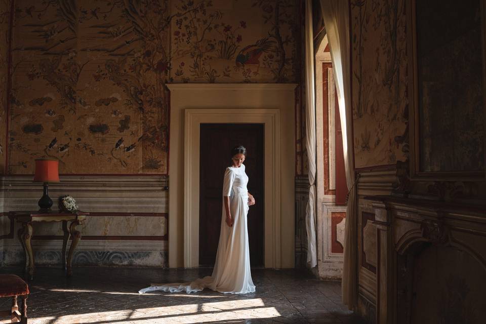 Bridal portrait Bracciano