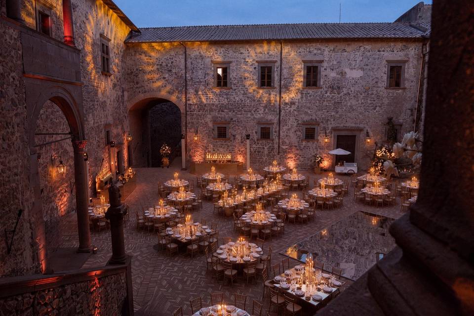 Wedding reception Italy Villa