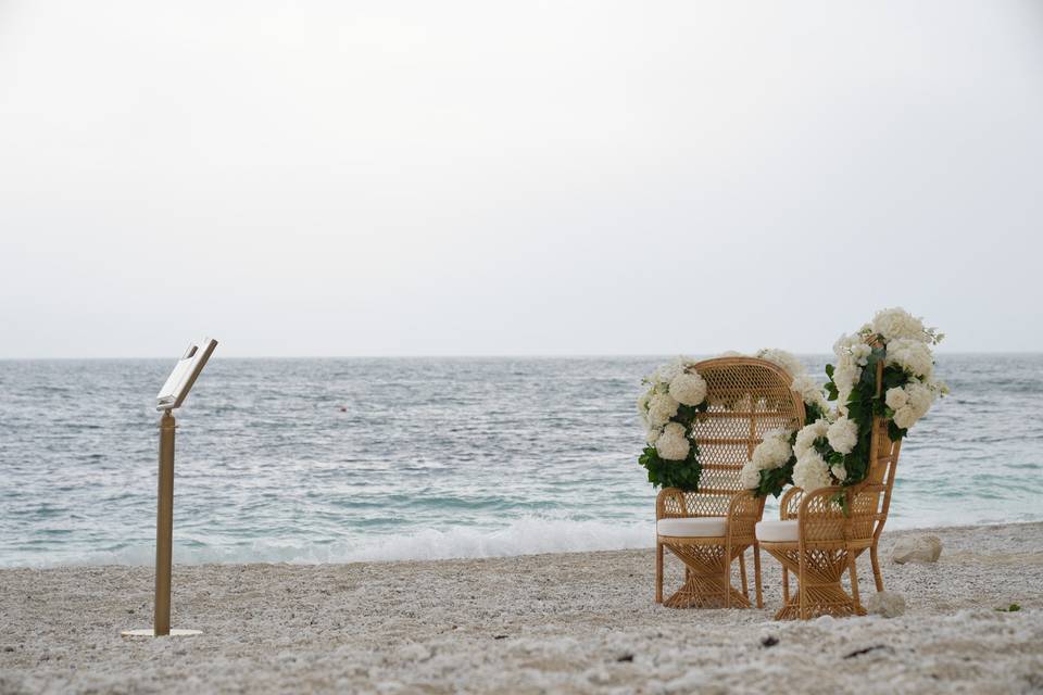 Matrimonio in riva al mare