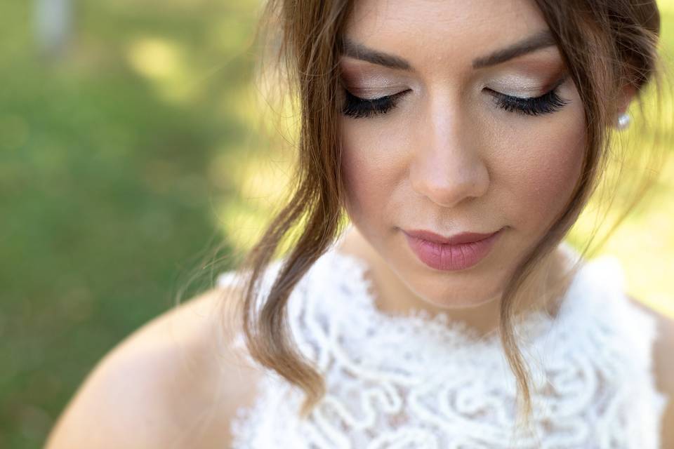 Trucco sposa dai toni del rosa