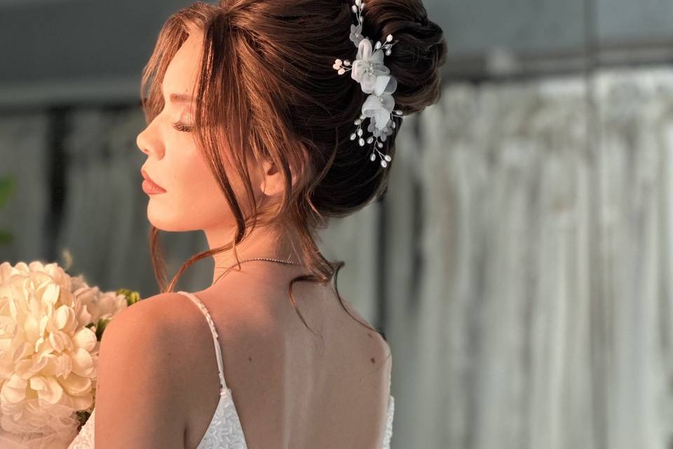 High bun