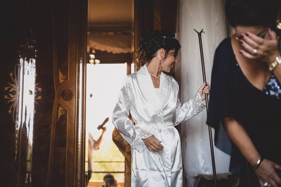 Matrimonio sposa mamma