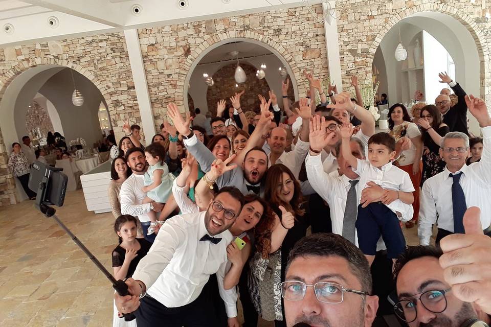 Wedding party crazy