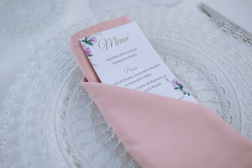 Menu matrimonio