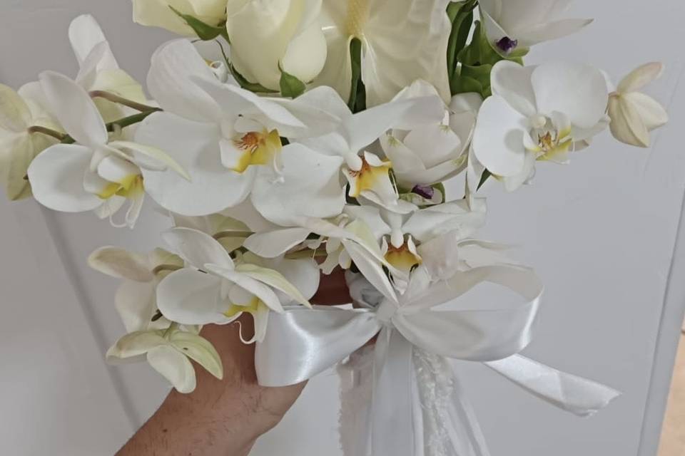 Bouquet orchidee e anthurium