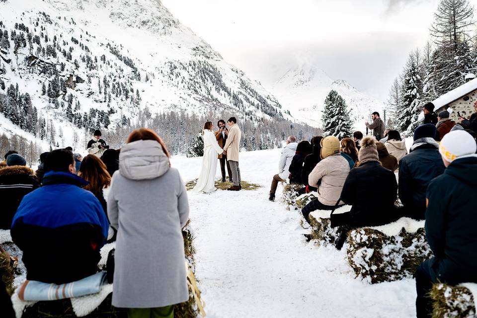 Matrimonio svizzera-celebrante