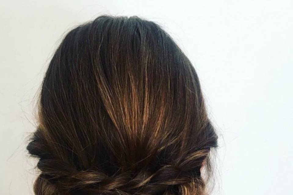 Chignon con treccia