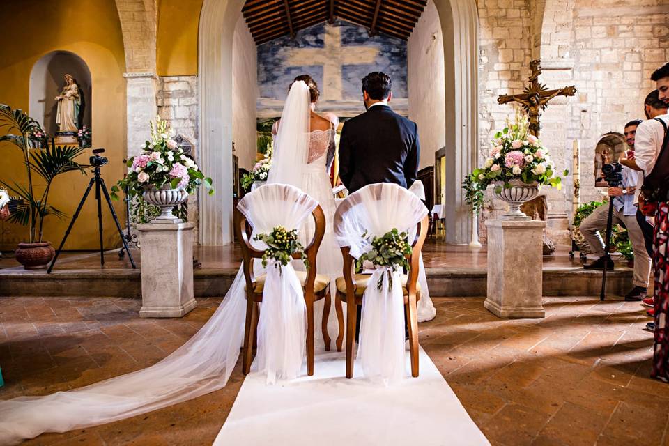 Long table wedding tuscan