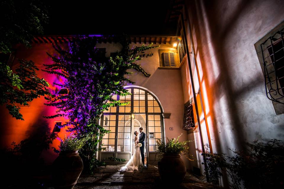 Light design matrimonio vinci