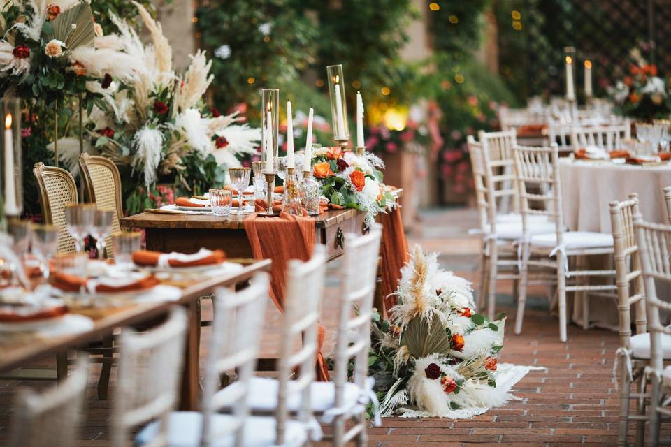 Boho chic wedding