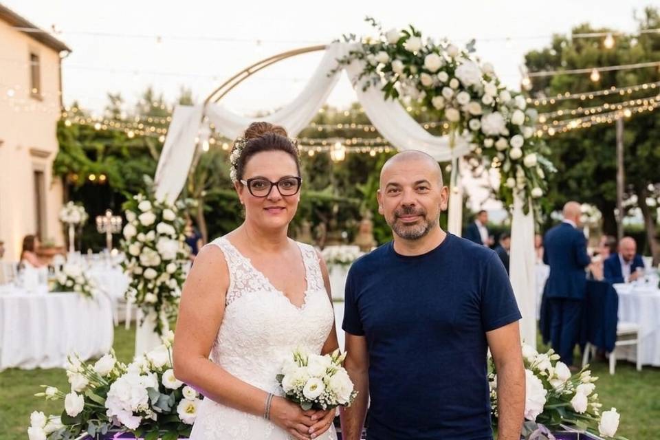 Foto con la sposa!