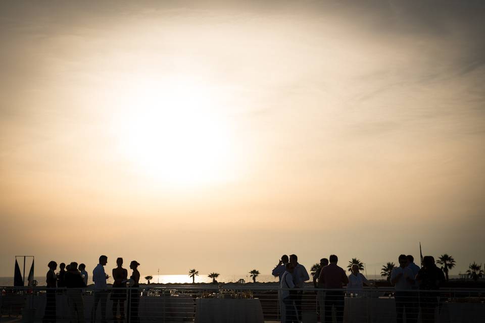 Happy hour in terrazza