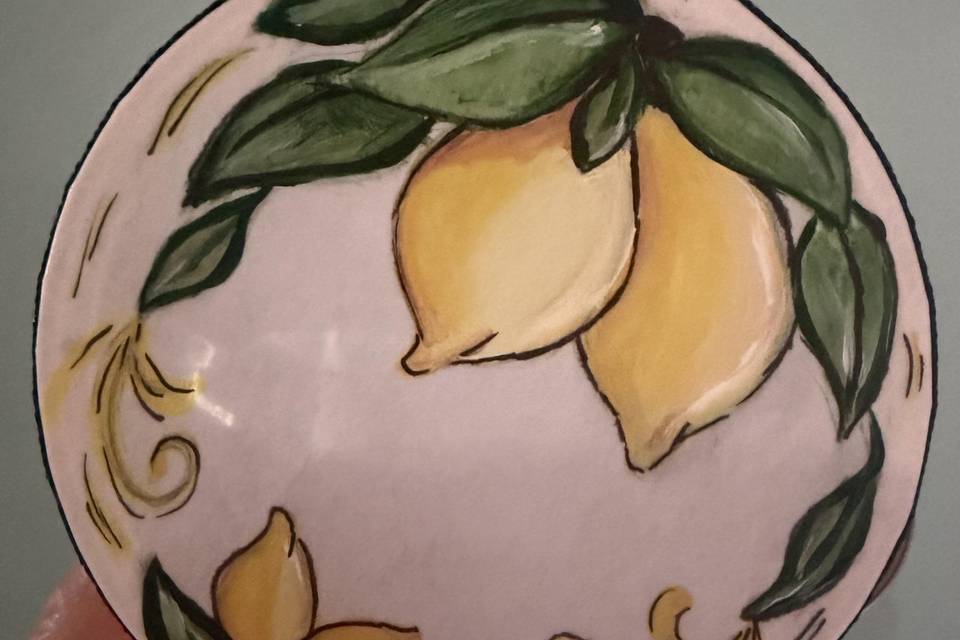 Tamburelli dipinti a mano