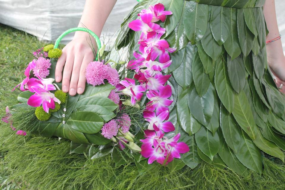 Bouquet white and pink