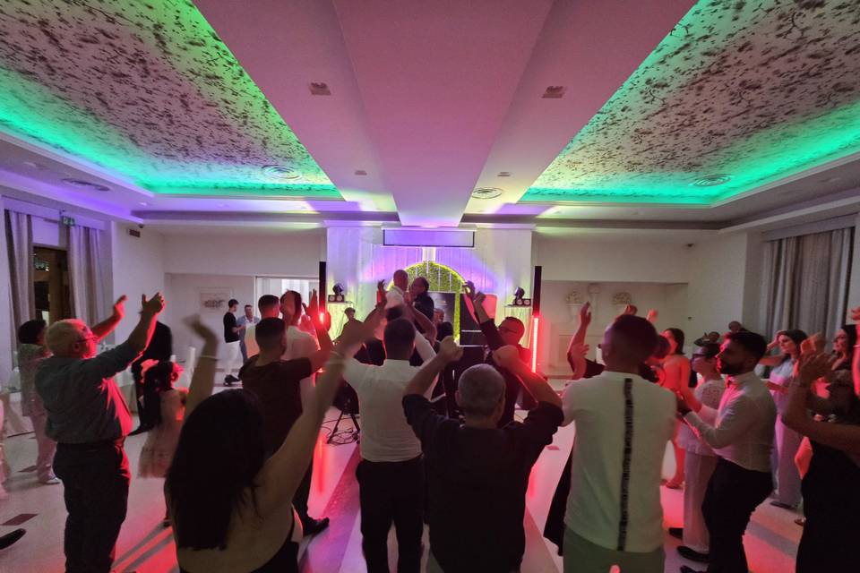 Disco night wedding