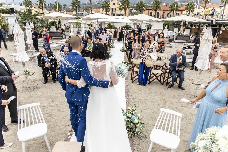 Cerimonia in spiaggia