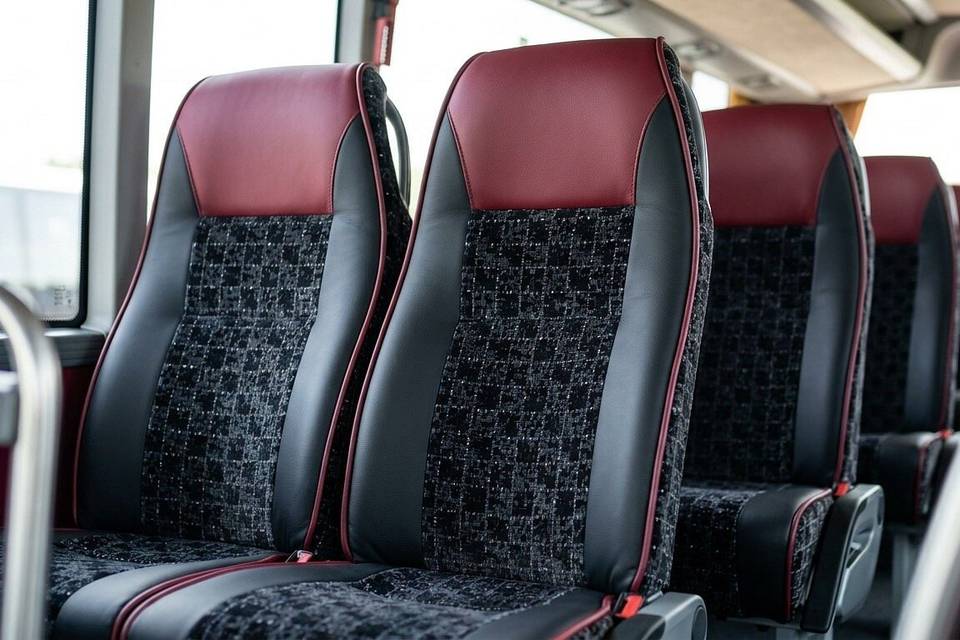 Interno minibus con comfort