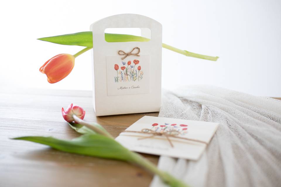 Wedding Invitation - tulipani