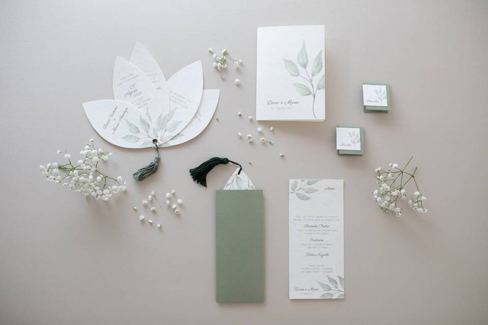 Wedding invitation- eucalipto