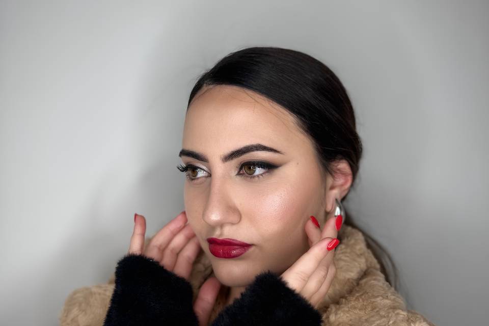 glam look