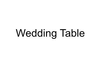 Wedding Table