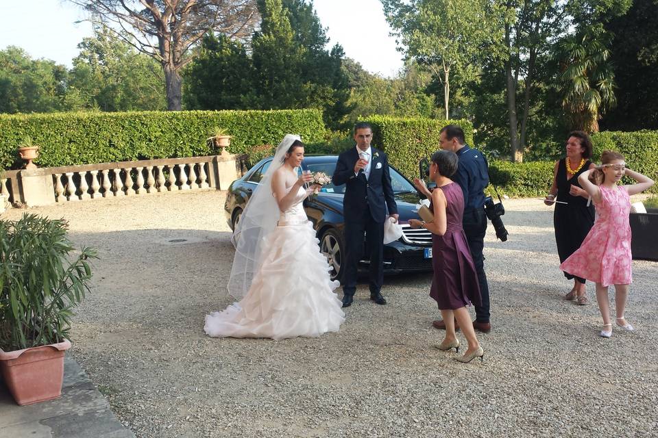 Arrivo Sposi Carmelo e Alessia