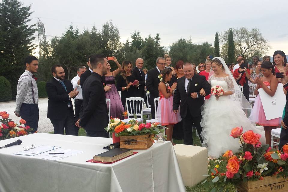 L'arrivo della sposa