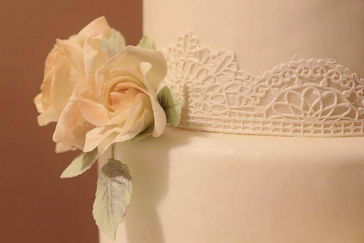 Details wedding cake