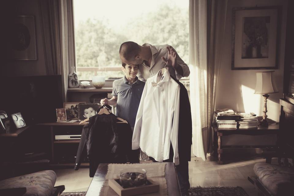 Preparativi sposo