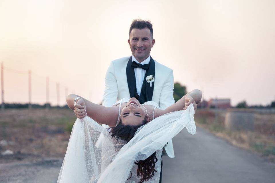 The bride and the groom