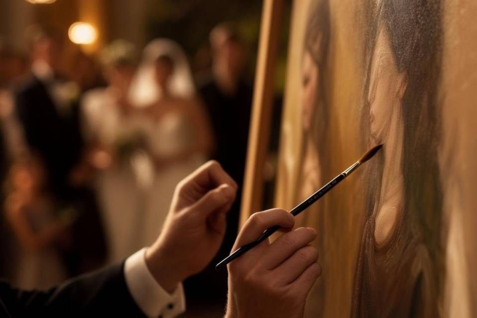 Un quadro fatto dal vivo