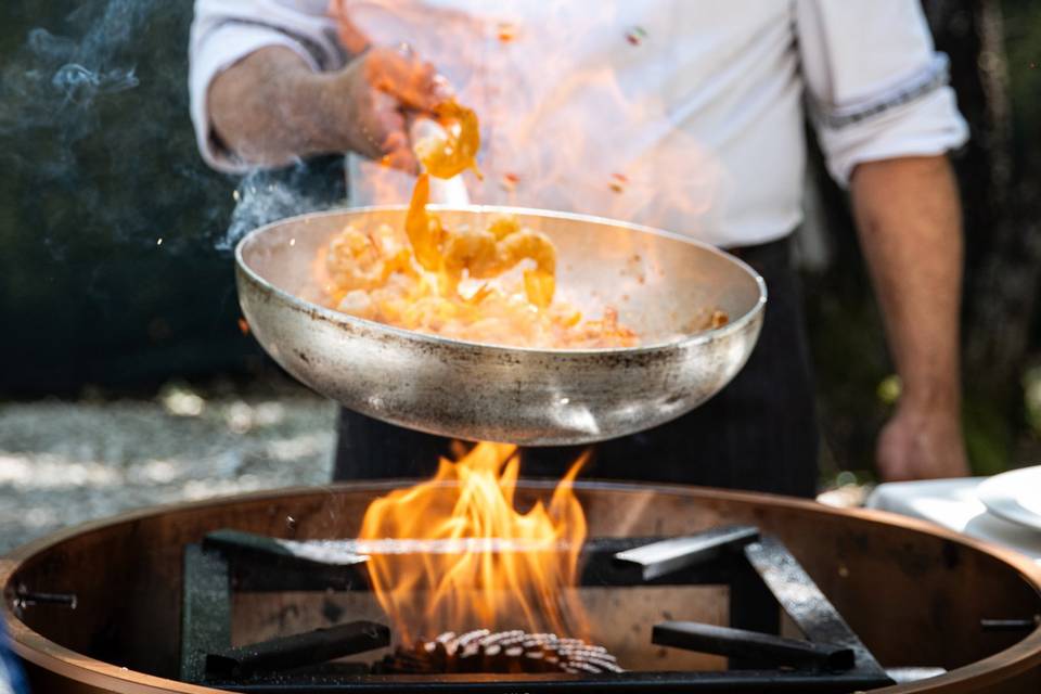 Cooking all'aperto