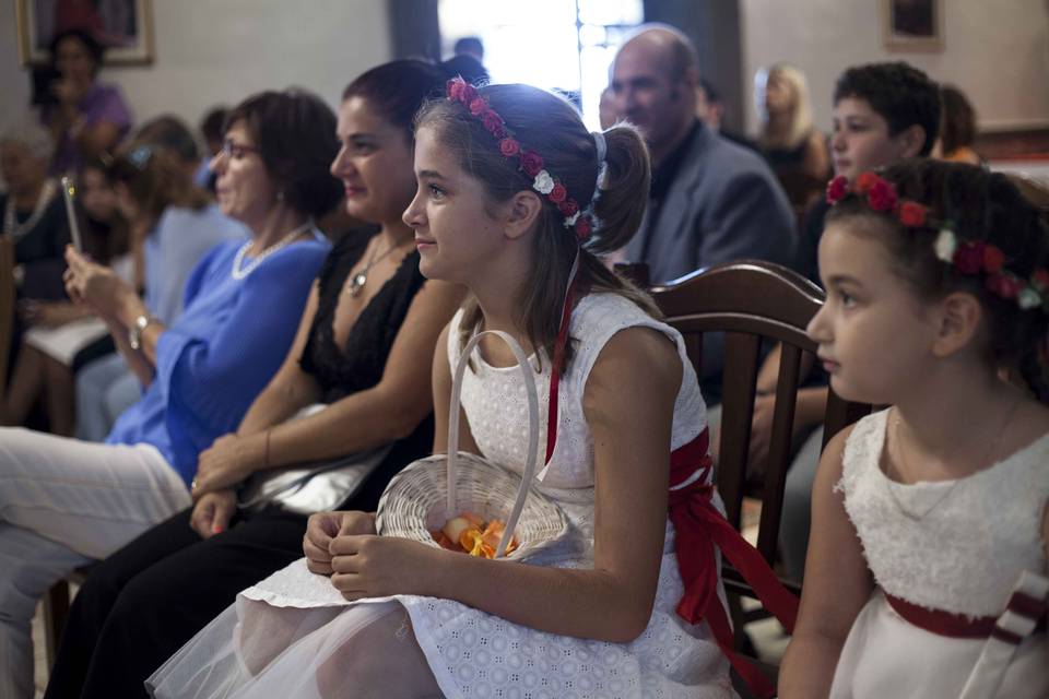 Durante la cerimonia