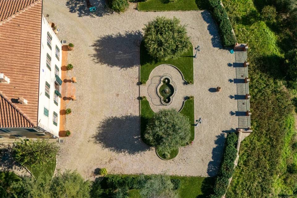 Vista dall'alto location ricev